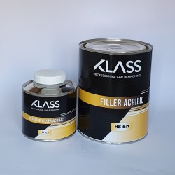 Filler acrilic,fuller 2K Klass HS,Alb