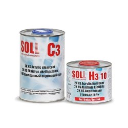 Soll Lac acrilic 2K-HS 2:1 SOLL C3 cu intaritor rapid H3 10; 1,5 L