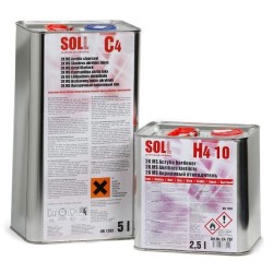 Soll Lac acrilic 2K-MS 2:1 SOLL C4 cu intaritor rapid H4 10; 7,5 L