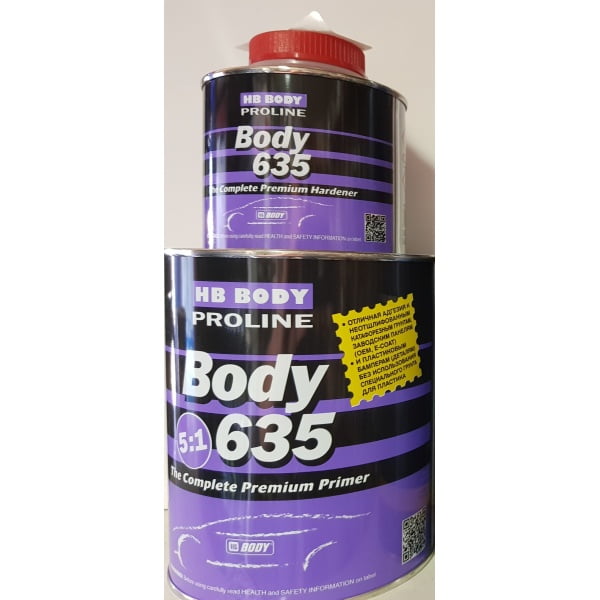 Vopsea Intermediara Body 635 Filler Fuller 2K set
