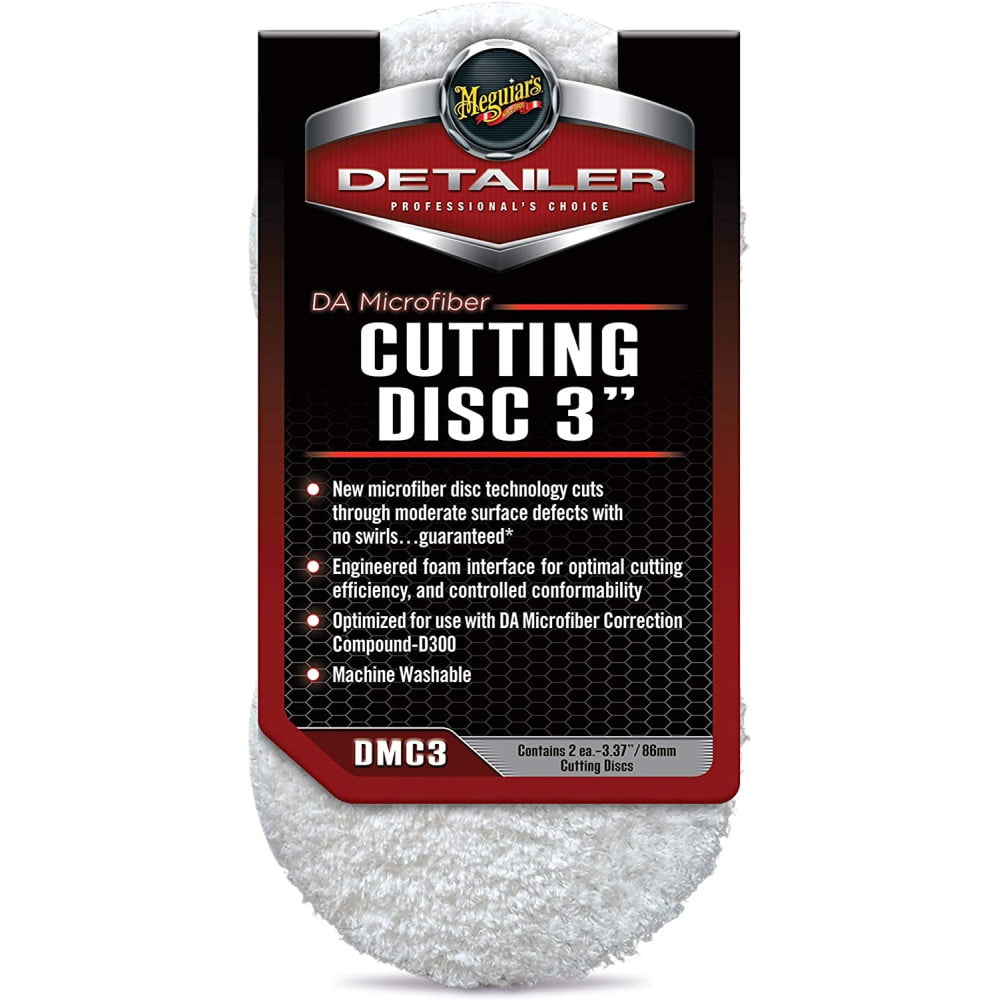2x_pad_polish_abraziv_microfibra_-_da_microfiber_cutting_pad_3_meguiar_s_dmc3_86mm_carhub Pad polish abraziv microfibra 2 bucati DA Microfiber Cutting Pad Meguiar's 86mm, DMC3 - imagine 1