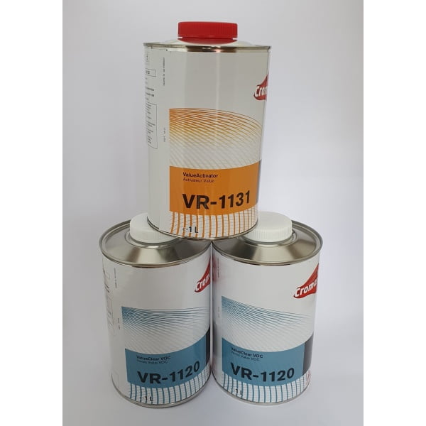 Lac Auto Bicomponent Cromax 2K- pachet format din 2 litri de lac si 1 litru de intaritor