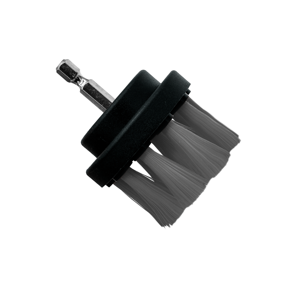 adbl_perie_rotunda_pentru_piele_50mm_leather_twister_carhub Perie piele cu adaptor bormasina Adbl Leather Twister 50mm - imagine 1