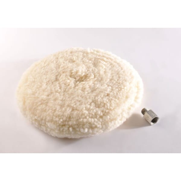 Brayt disc de polisat din blana de oaie alba MM 150 mm