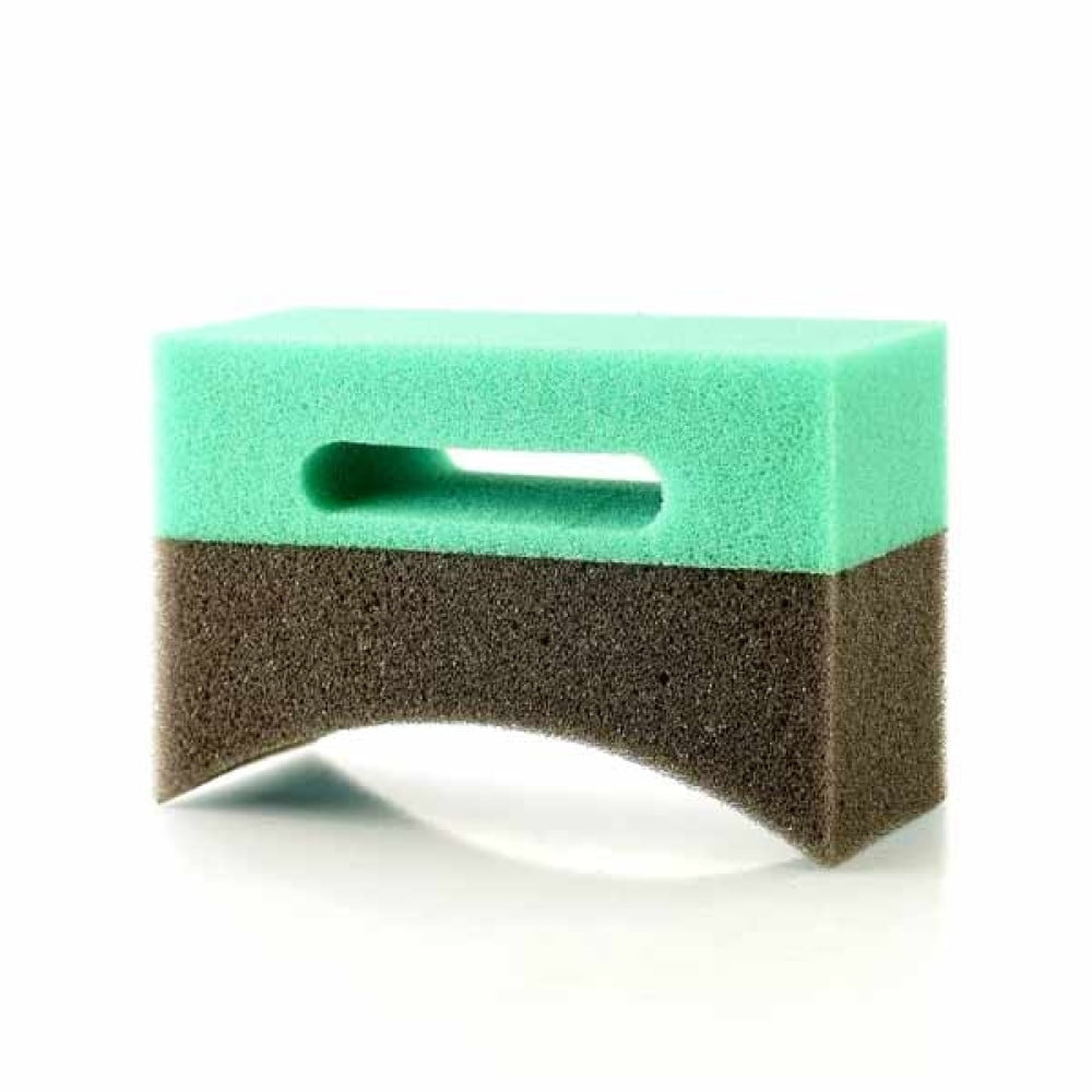 burete_aplicator_pentru_anvelope_verde_negru_carhub Burete Aplicator Anvelope Verde & Negru - imagine 1