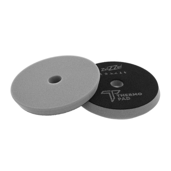 Burete polish foarte dur pentru orbitala Zvizzer Thermo Pad, gri, 160/20 mm
