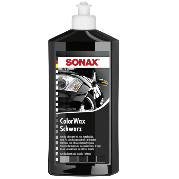 Ceara auto lichida pentru vopsea neagrea Sonax Colorwax 500ml, 298200
