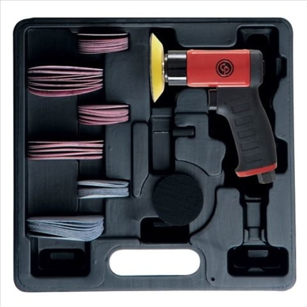 Slefuitor rotoorbital Cel mai eficient sistem pentru polishat faruri Chicago Pneumatic