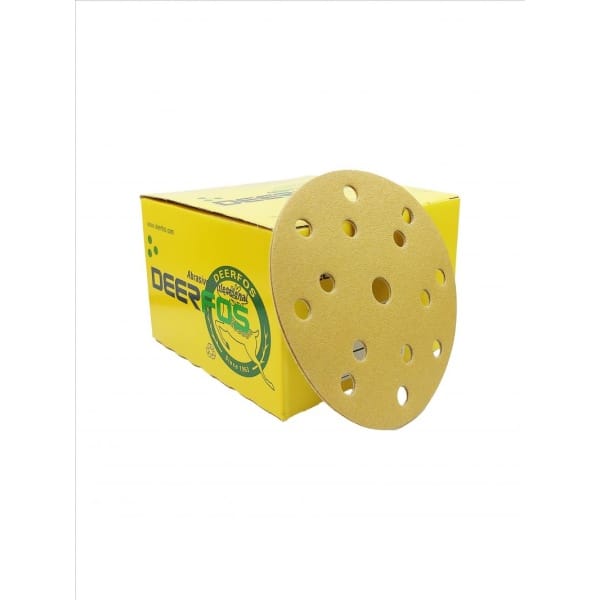 DEERFOS Disc paper velcro 150 mm 15 holes - P800
