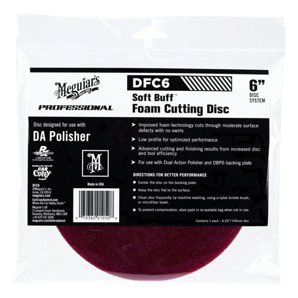 Burete polish abraziv - DA Foam Cutting Disc 6" Meguiar's DFC6