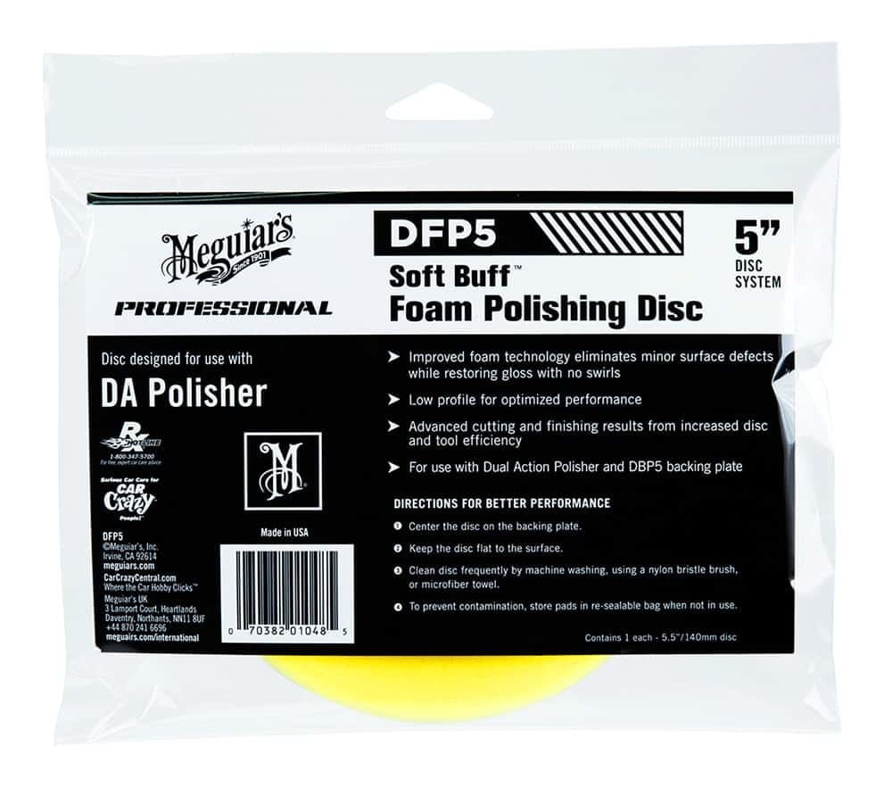 dfp5 Burete polish moale 5" - Meguiar's DA Foam Polishing Disc 5" DFP5 - imagine 1