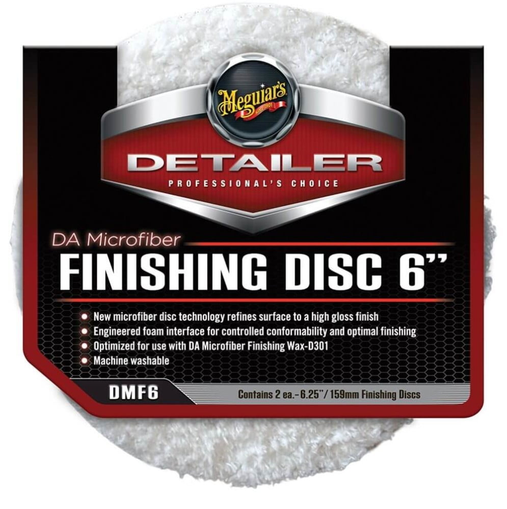 dmf6 2x Pad Microfibra - DA Microfiber Finishing Pad 6" Meguiar's DMF6 - imagine 1