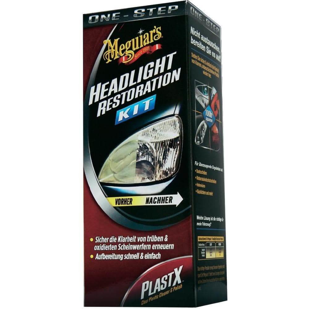 g1900 Kit Restaurare Faruri - One Step Headlight Restoration Kit Meguiar's G1900 - imagine 1