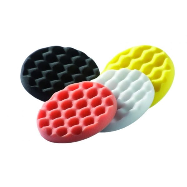 Intertroton burete de polisat valurit portocaliu cu scai 150x25 mm