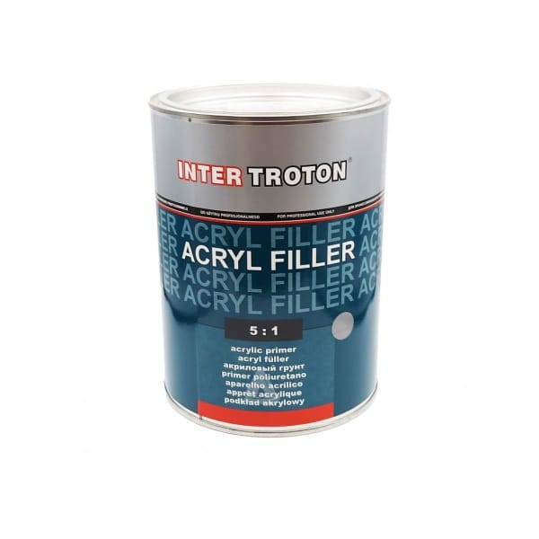Intertroton filler acrilic HS cu intaritor 5:1 gri 3 L