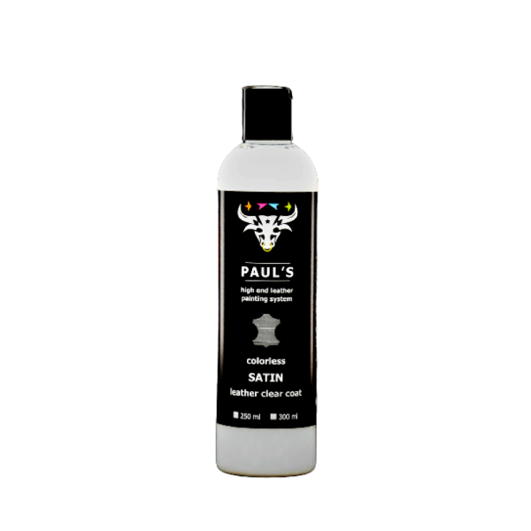 Lac satinat pentru vopsit piele Paul's Clear Coat Satin 300ml