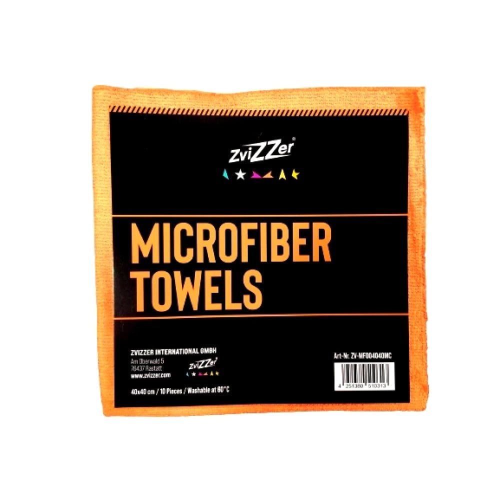 lavete_din_microfibra_profesionale_portocalii_zvizzer_set_de_10_bucati_carhub Lavete din microfibra profesionale portocalii Zvizzer, set de 10 bucati - imagine 1