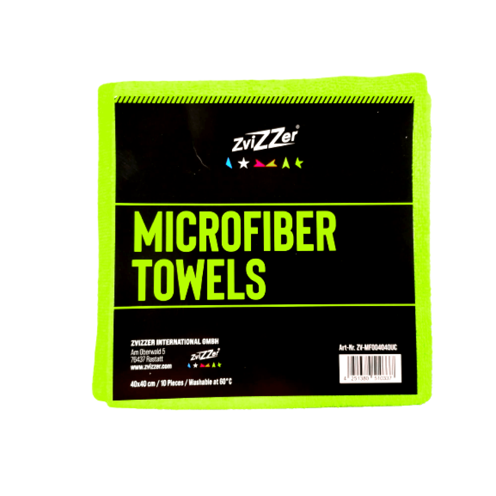 lavete_din_microfibra_profesionale_verzi_zvizzer_set_de_10_bucati_carhub Lavete din microfibra profesionale verzi Zvizzer, set de 10 bucati - imagine 1