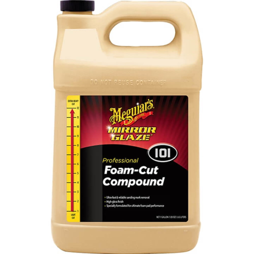 m10101eu Pasta polish abraziv 3.78L - Mirror Glaze Foam Cut Compound Meguiar's M10101EU - imagine 1