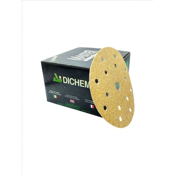 Master line disc paper velcro 150 mm 15 holes - P240