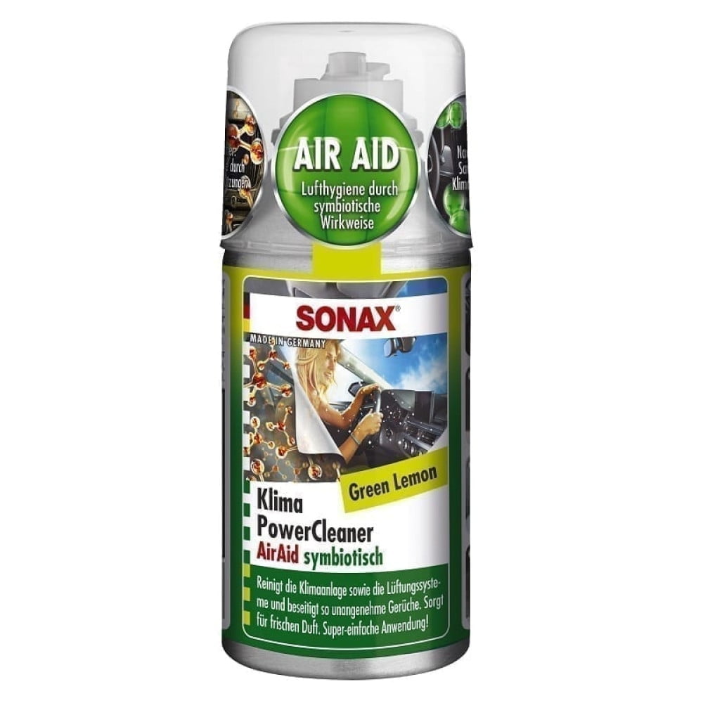 odorizant_auto_sonax_klima_power_cleaner_green_lemon_100ml_323400_carhub Odorizant auto cu aroma de lime Sonax Klima Power Cleaner Green Lemon 100ml, 323400 - imagine 1