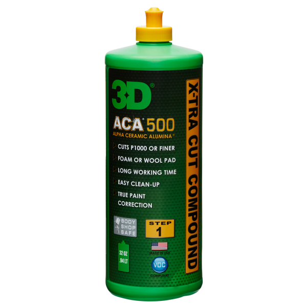 Pasta polish abraziva 3D ACA 500 X-Tra Cut Compound 946ml