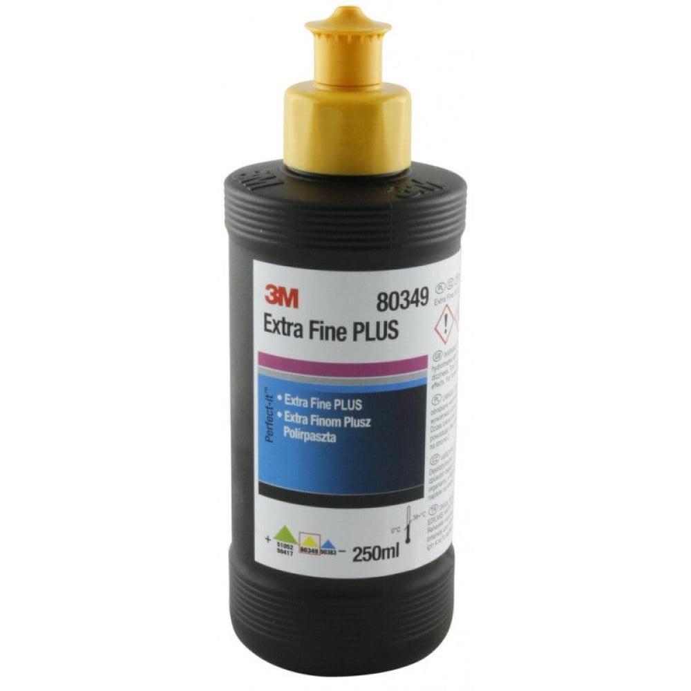 pasta_polish_finish_cu_dop_galben_3m_extra-fine_plus_250ml_803490.25_carhub Pasta polish finish dop galben 3M Extra Fine Plus 250ml - imagine 1