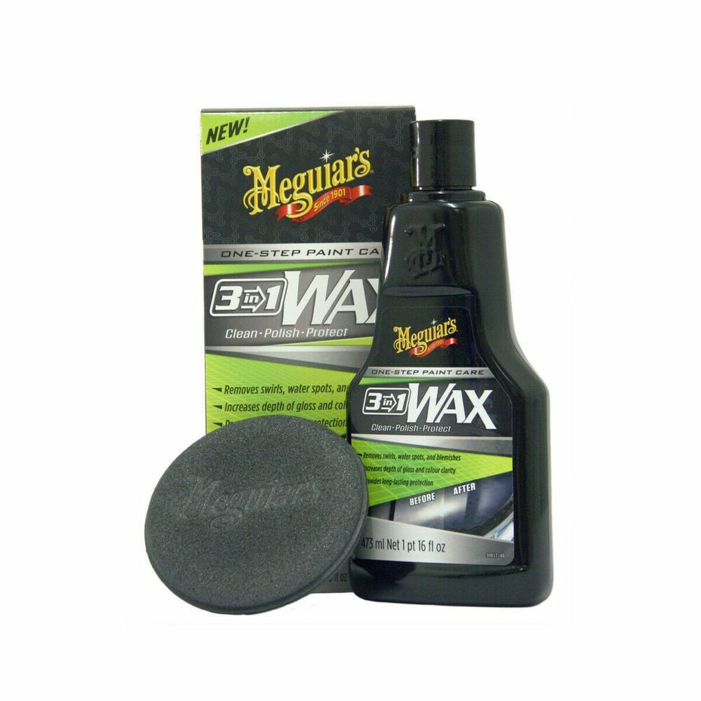 s-l1000-1000x1000 Ceara curatare si protectie Meguiar's 3 in 1 Wax, 473ml - imagine 1