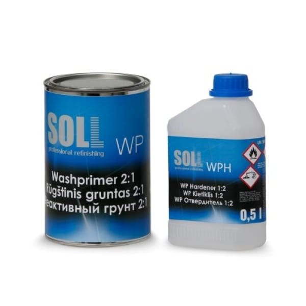 Soll Wash primer cu intaritor galben-gri 2:1 1,5 L
