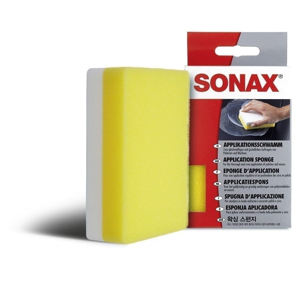 sonax_application_sponge_burete_pentru_polish_si_aplicare_ceara_417300_carhub Burete polish manual si aplicare ceara Sonax Application Sponge 417300 - imagine 1