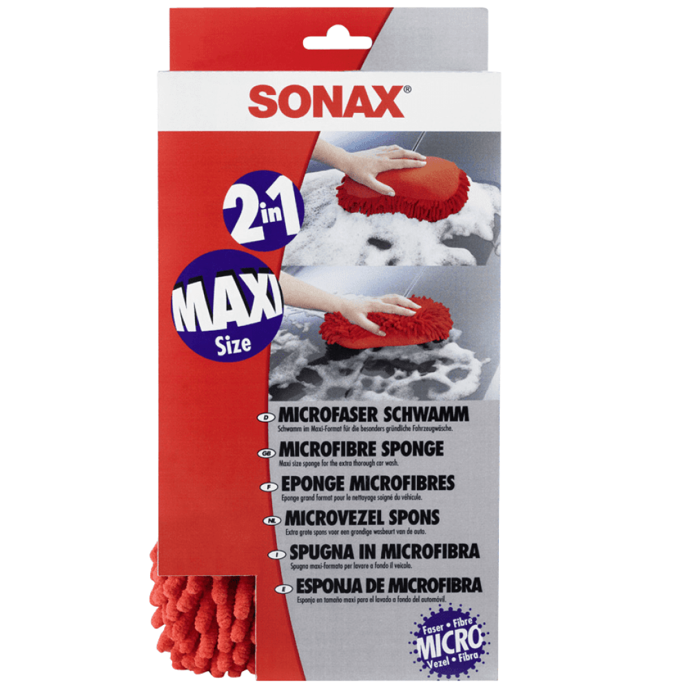 sonax_burete_din_microfibra_pentru_spalat_428100_carhub Burete din microfibra pentru spalare Sonax 428100 - imagine 1