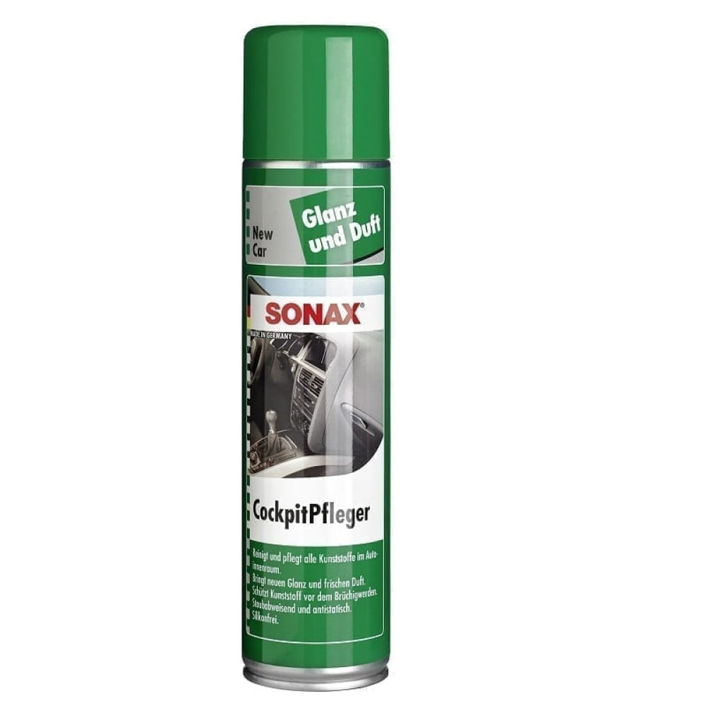 Spray curatare bord cu aroma New Car Sonax Cockpit Pfleger 400ml, 356300 - imagine 1