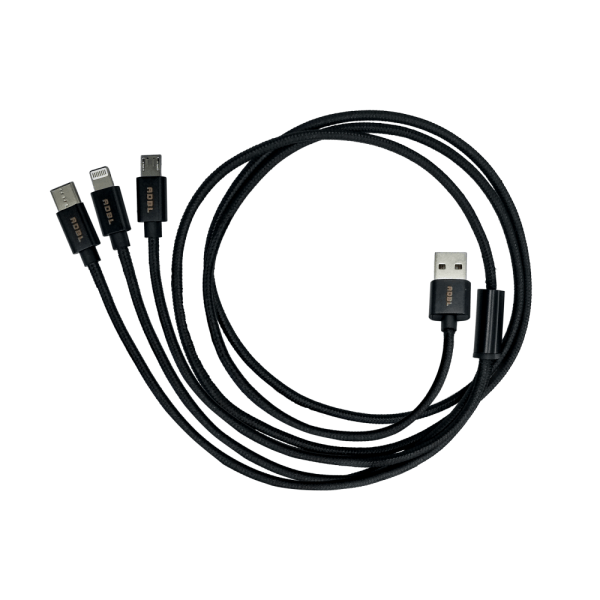 Usb Splitter Adbl Cablu de date universal cu 3 mufe