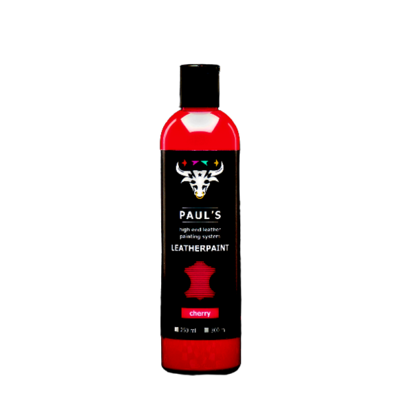 Vopsea pentru piele pigment visiniu Cherry Paul's Leather Paint 300ml