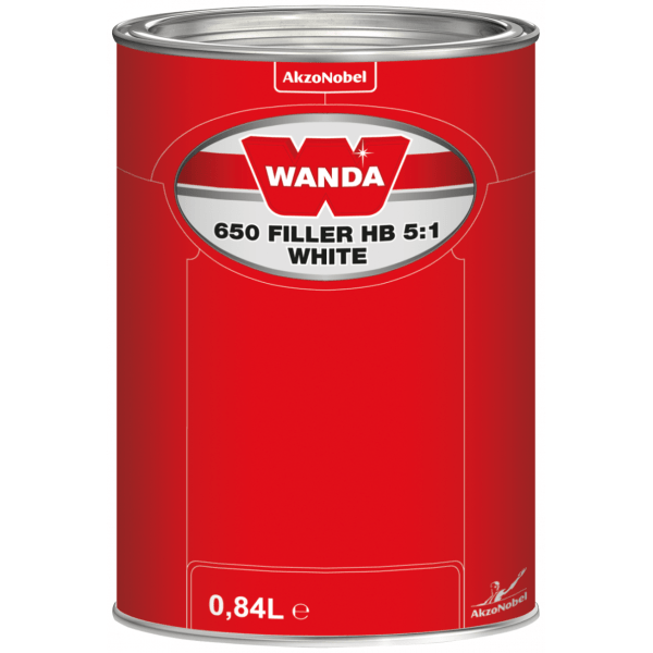 Wanda filler 650 HB alb cu intaritor 5:1 1 L