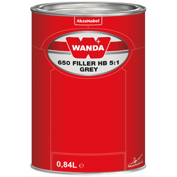 Wanda filler 650 HB gri cu intaritor 5:1 1 L
