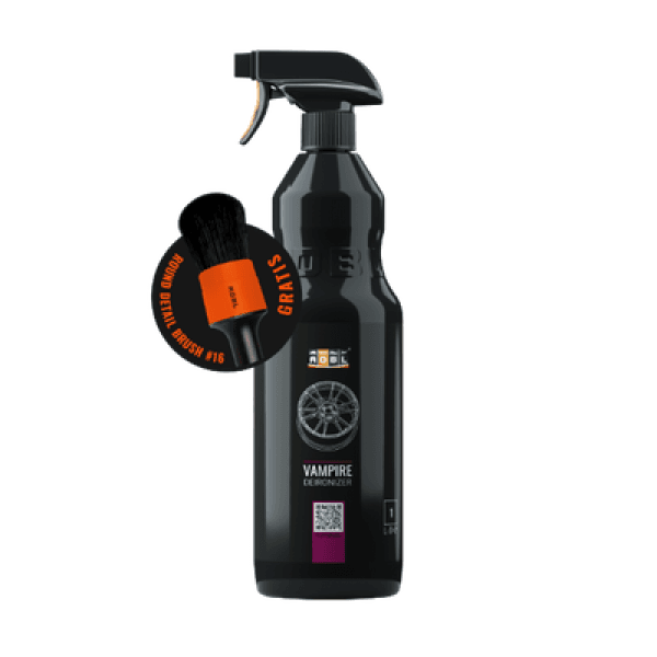 Set promo solutie decontaminare jante Adbl Vampire 1L + Pensula detailing 31mm Cadou