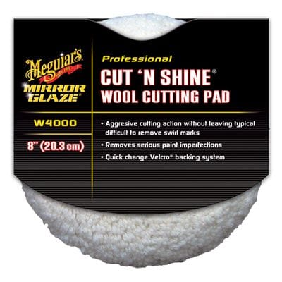 h_meguiar_s_cut_n_shine_wool_cutting_pad_203mm_carhub_1_1_4884640339e968c27 Blana polish Meguiar's Cut N Shine Wool Cutting Pad, 203mm - imagine 1