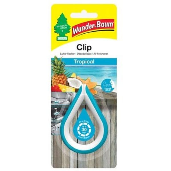 Odorizant auto Wunder Baum Tropical, clip